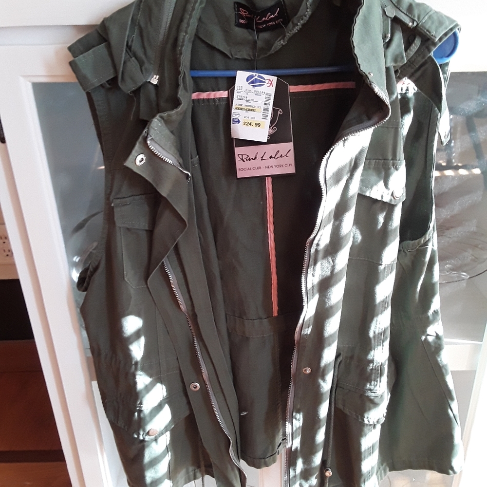 Cargo vest army green